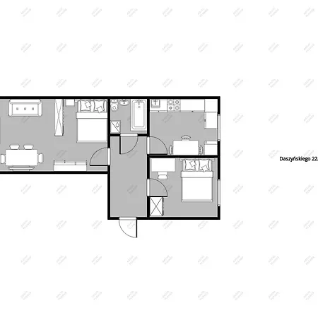 Appartement Kazimierz Hideaway - By Upstairs Krakau